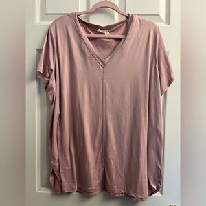 Ninexis Disty Rose V-Neck Women's Top 2x